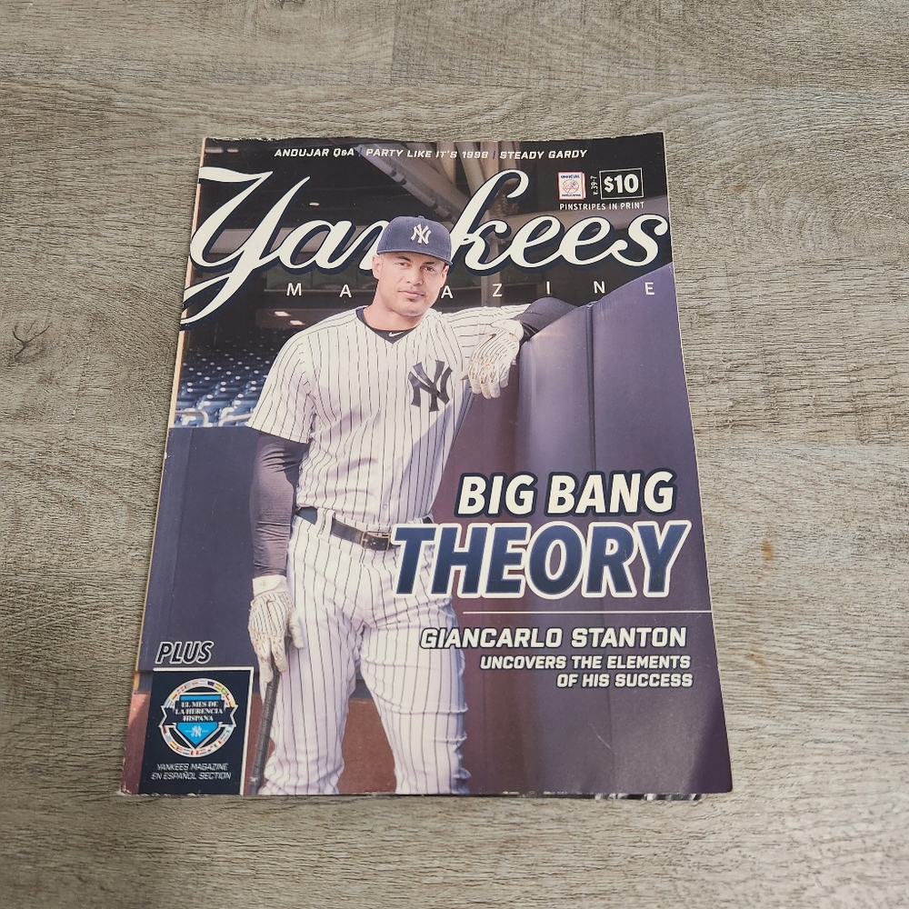 New York Yankees Magazine Big Bang Theory Giancarlo Stanton